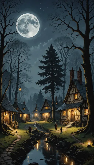 The Wraith of Whispering Woods: Lina's Enigmatic Encounter