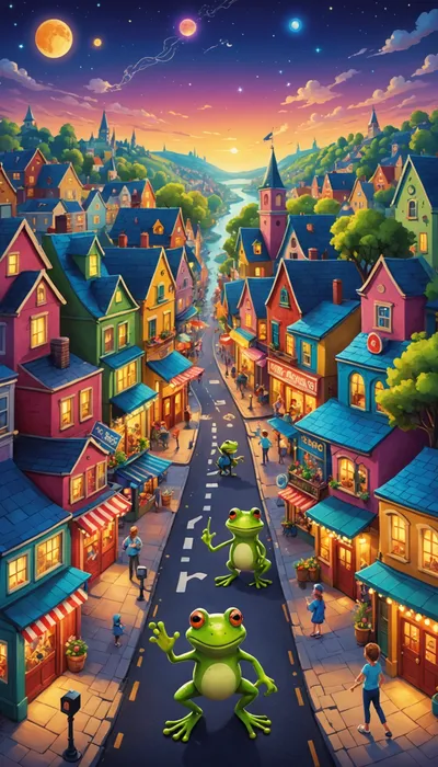 Harmonizing Frogs: A Melodic Quirk in Pen-on-Paper