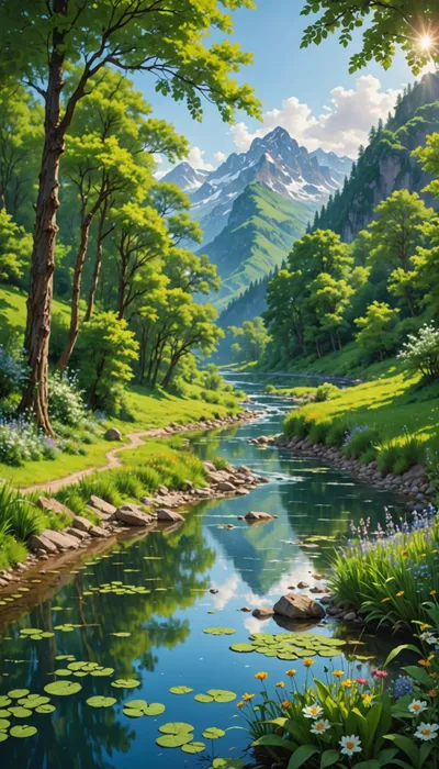 The River's Journey: A Metaphor for Dreams and Ambition