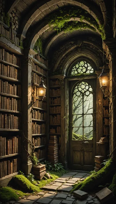 Eternal Whispers: The Cursed Library of Shadows