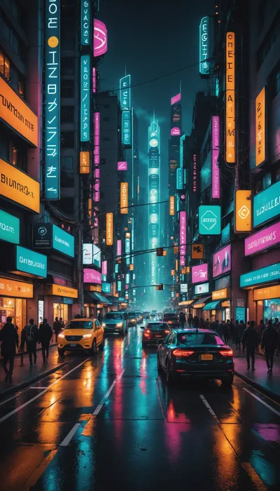 Symphony of the Sentient Lights: A Futuristic Tale of Human-Machine Harmony