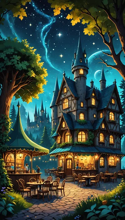 Carlo's Cosmic Café: Luna's Astral Adventure