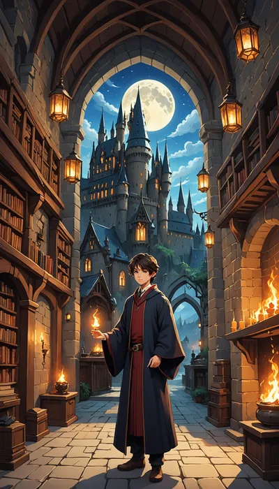 Mystical Fox Hunt: Minoru's Enchanted Tale at Hogwarts