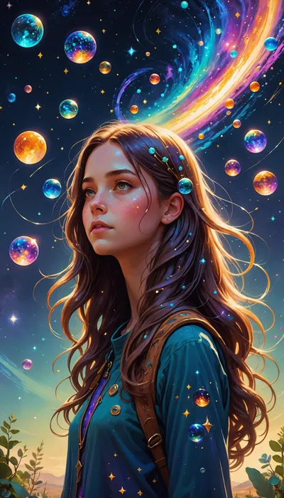 Elara's Journey: Igniting the Cosmos with Courage and Dreams