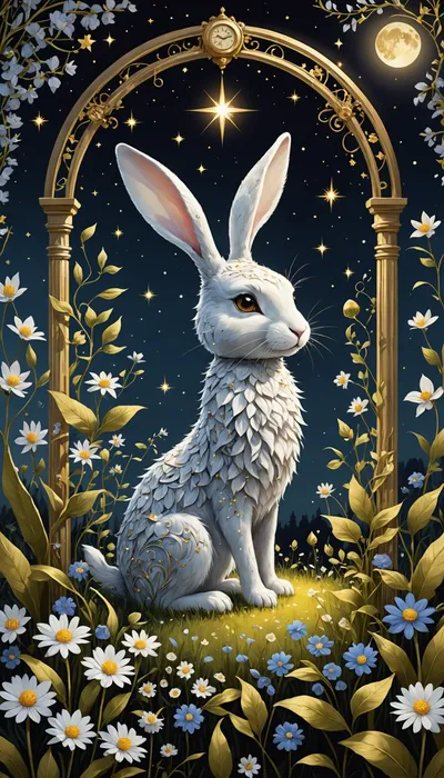 Tivoli's Dream: A Ballet of Whimsy in a Garden of Starlit Whispers