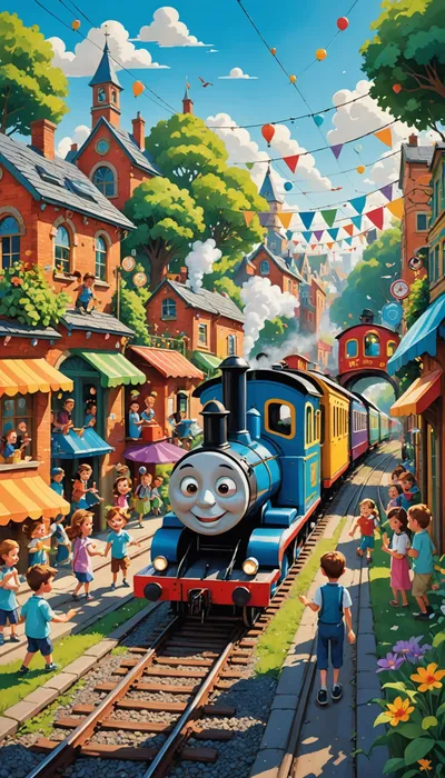 The Giggle Express: A Laughter-Powered Journey in Ecom City