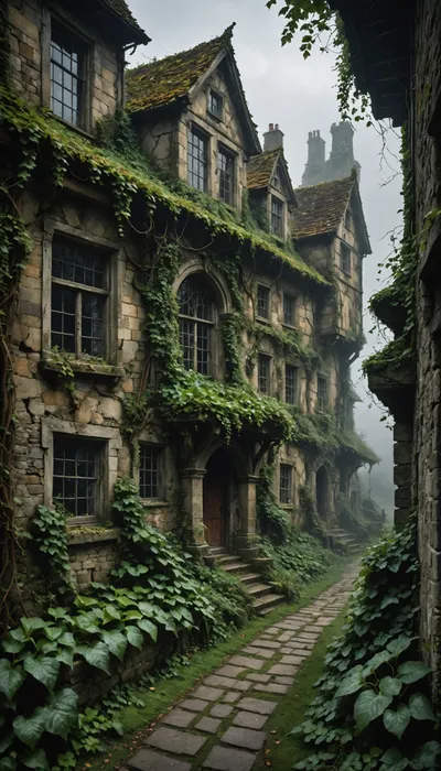 The Phantom's Illumination: A Tale of the Mist-Shrouded Manor