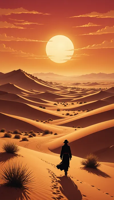 Eternal Echoes: A Love Transcending Time in the Persian Desert