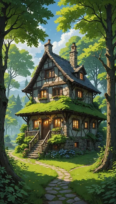 Whispers of Serenity: An Enchanted Forest Slumber Tale