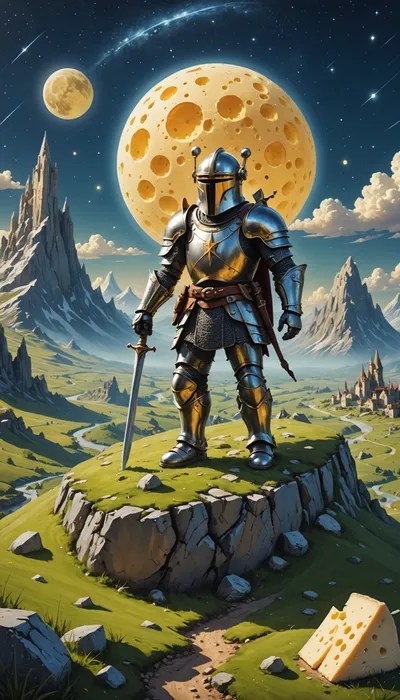 The Quest for the Brewstone: A Lunar Tale of Knights and Barista Bards