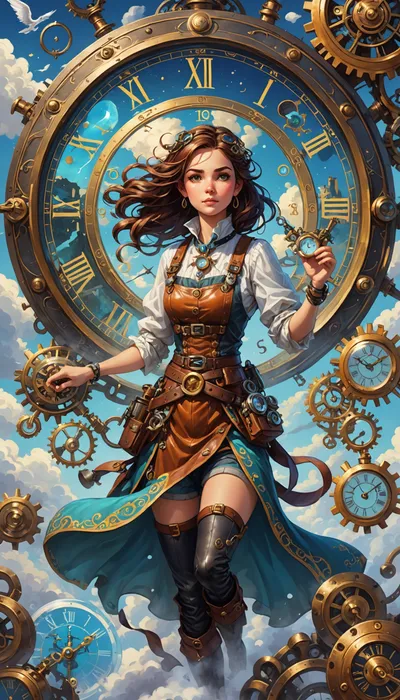 Arabella and the Sundial's Shadow: Restoring Harmony in the Realm of Time