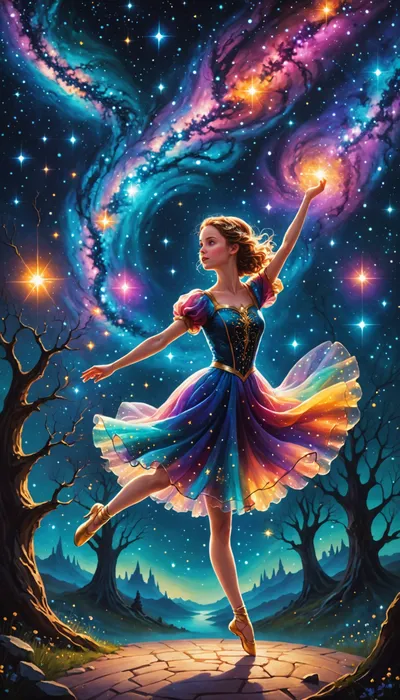 Flapdoodle's Cosmic Ballet: Dancing Through the Haiku-filled Nebulae