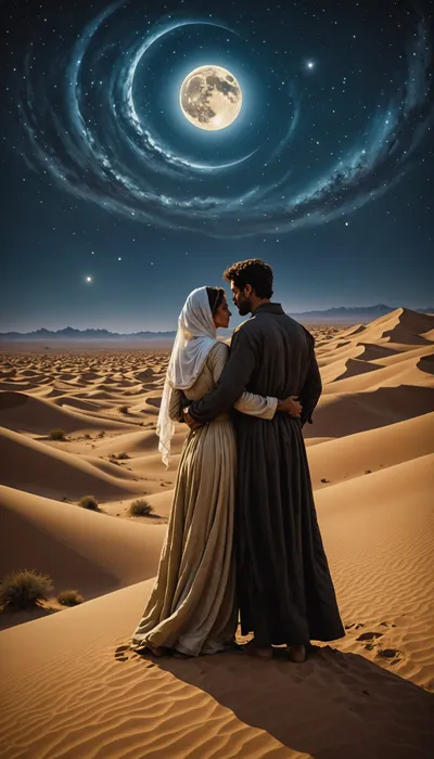 Whispers of Eternal Love: Layla and Majnun's Forbidden Rendezvous