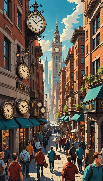 The Clock Tuner and the Sentient Clouds: A Timeless Journey