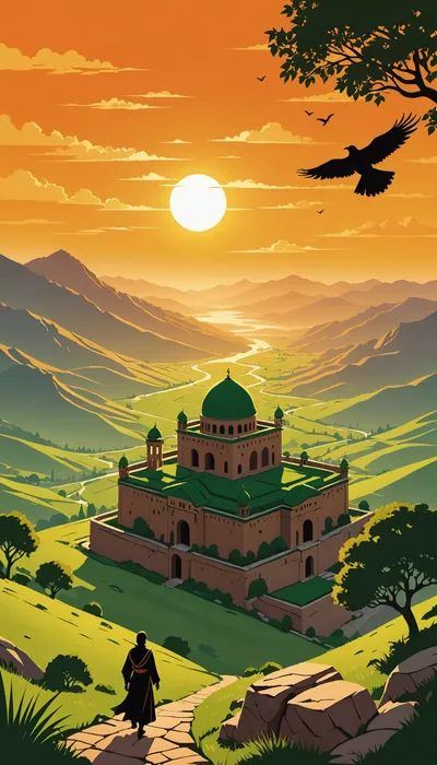 Eternal Devotion: Shirin's Vow at Khosrow's Tomb