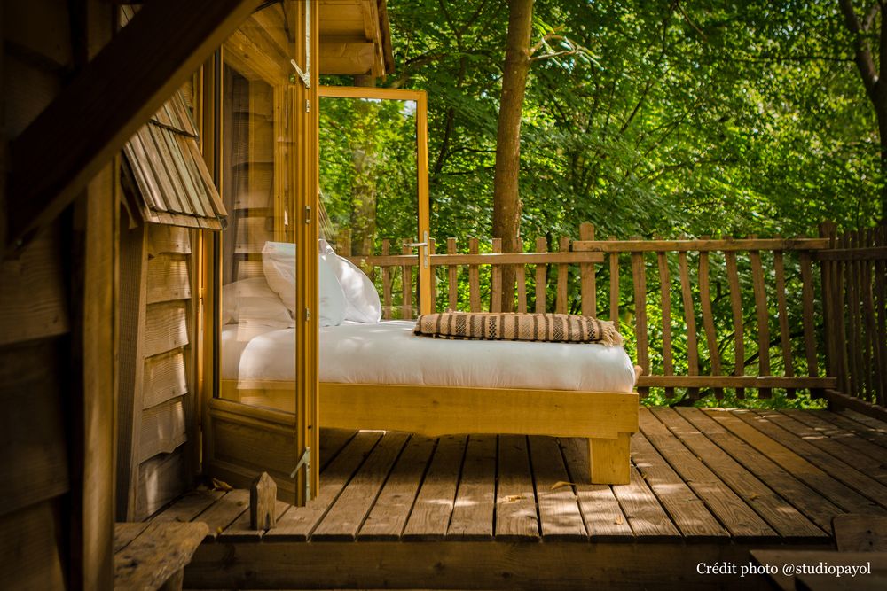 Séjour cabane, éco-domaine Grands Chênes, Oise