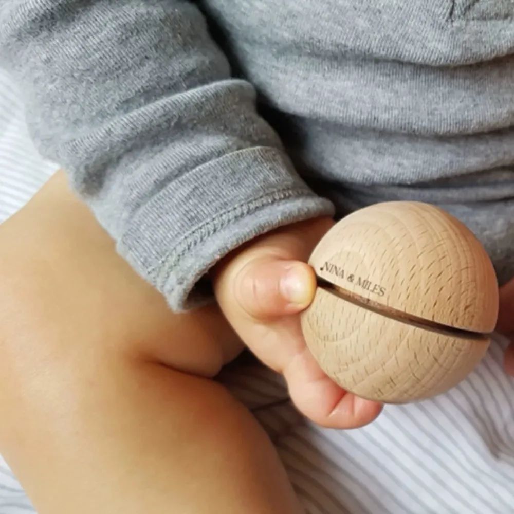 Boule sonore Montessori en bois