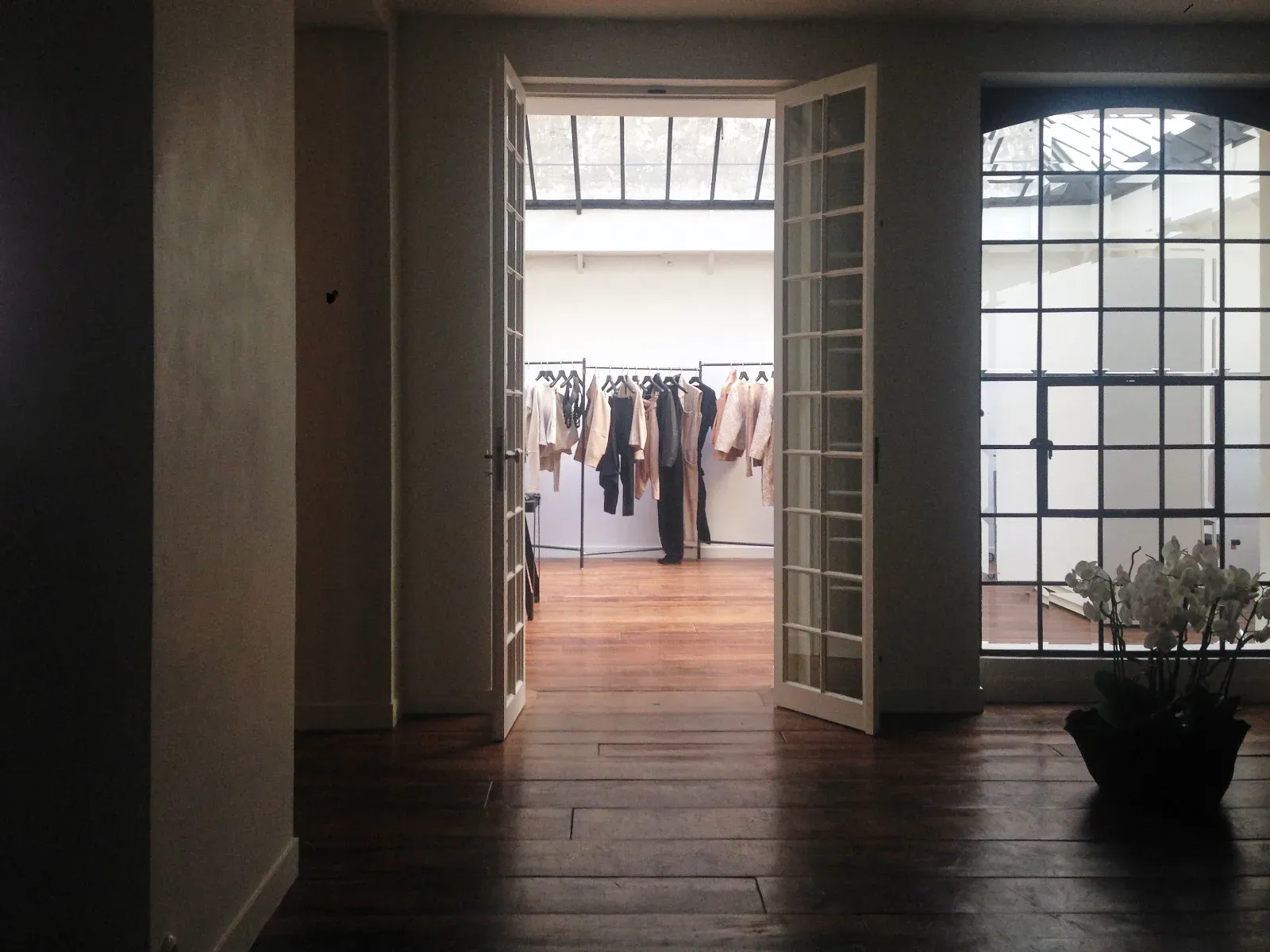 Loft sous verrière dans le Haut Marais pour événements de mode