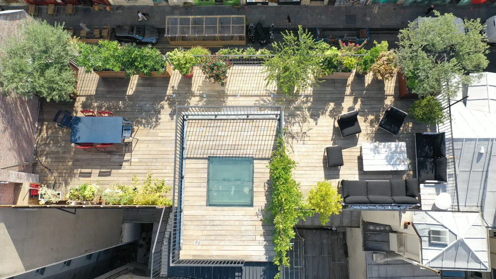 Terrasse sur le Toit avec Vue à 360° sur Paris