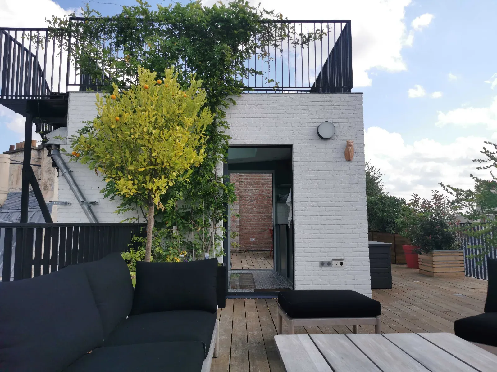 Terrasse sur le Toit avec Vue à 360° sur Paris