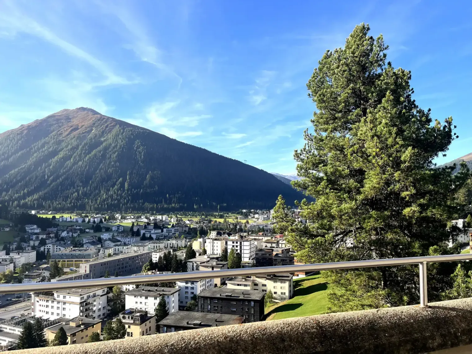 Appartement de Château à Davos Dorf avec Vue sur la Vallée