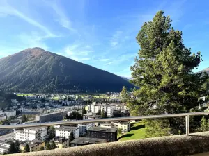 Appartement de Château à Davos Dorf avec Vue sur la Vallée