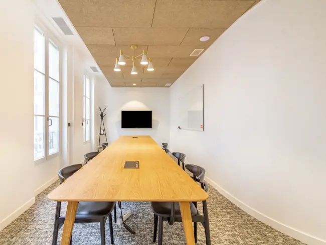 Salle de réunion intime de 23 m² au cœur de Paris