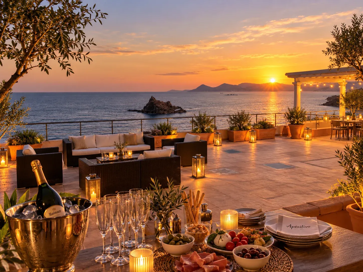 Lieu d'événement en bord de mer à Anthéor avec vue sur la mer | Native Spaces