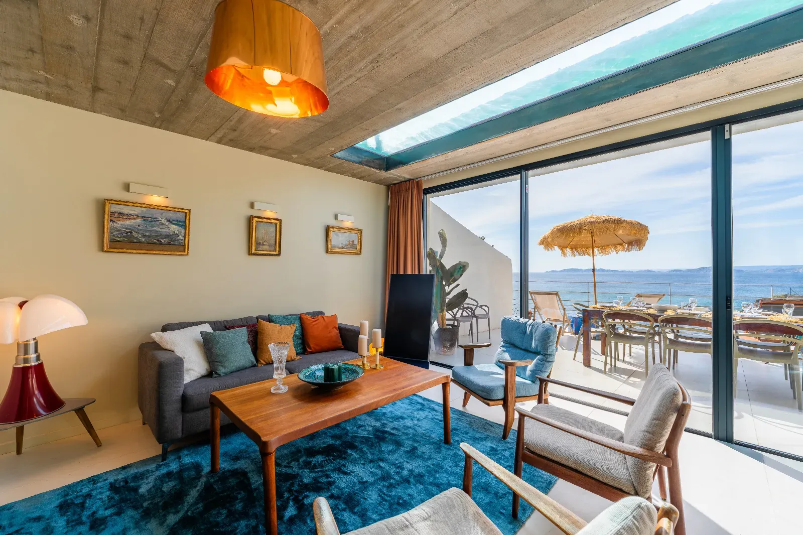 Seafront Contemporary Villa in Marseille — Event Venue with Private Beach Access