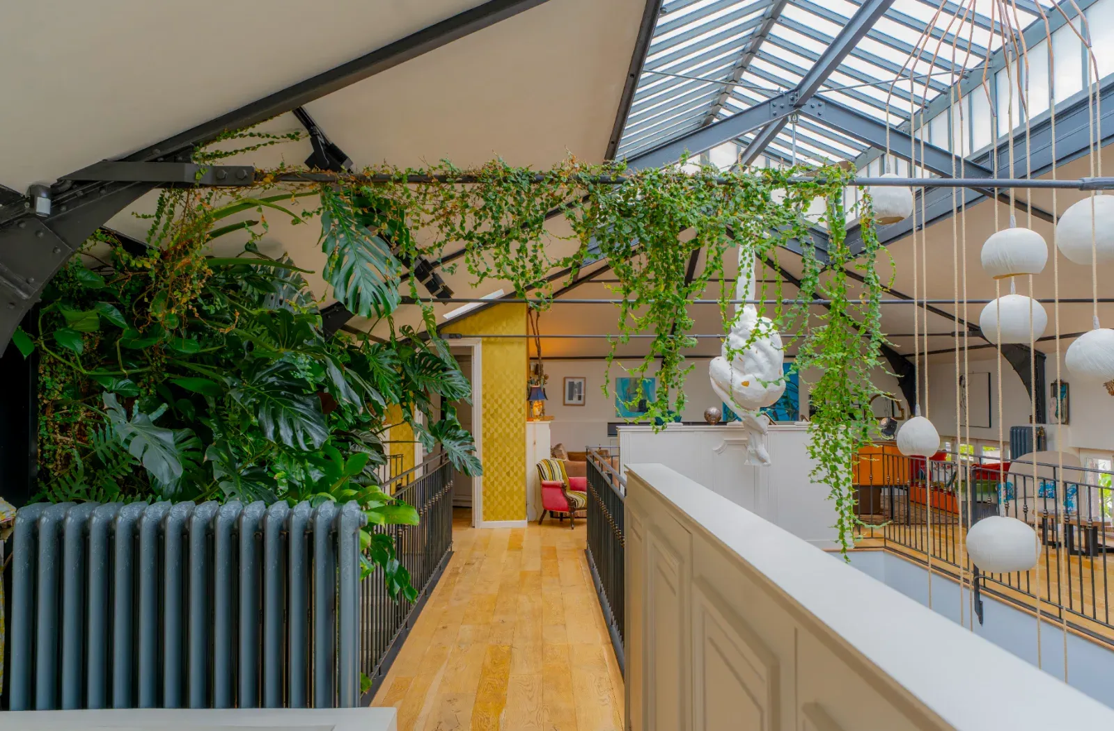 Tropical Loft with Indoor Garden in Paris