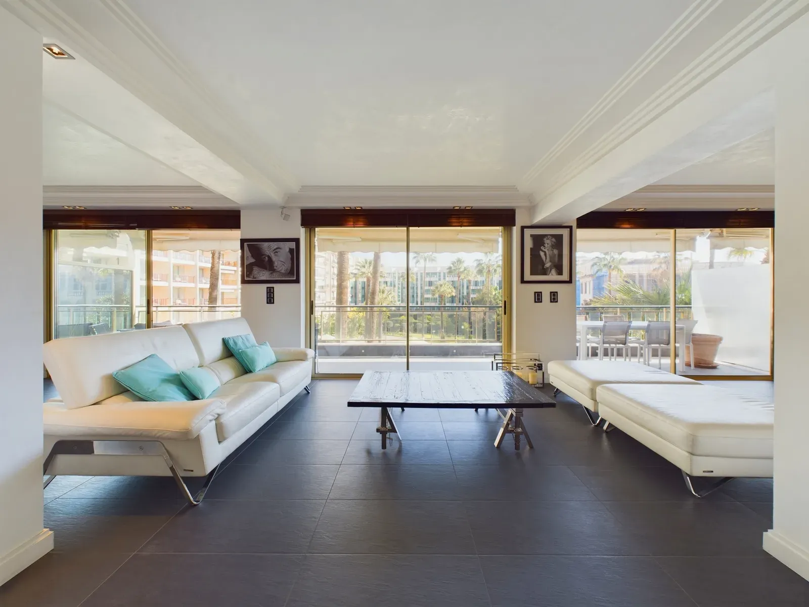 Appartement de luxe 3 chambres avec terrasse vue mer à Cannes