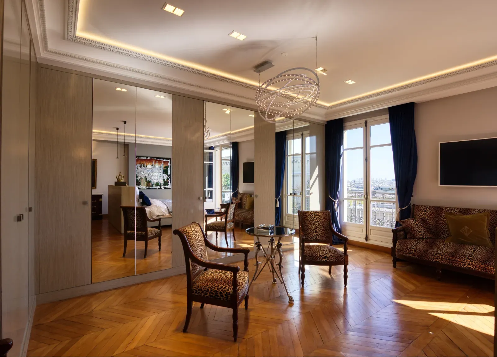 Appartement d'exception à Paris avec vue sur la Tour Eiffel