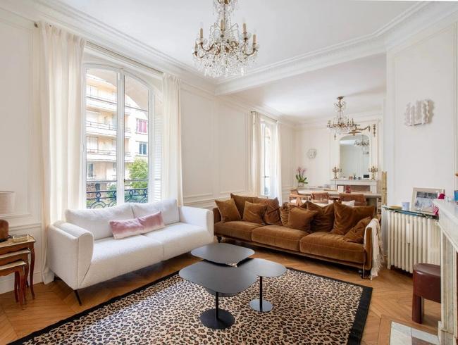 Appartement familial rénové de 130 m² avec lumière naturelle à Passy, Paris 16e