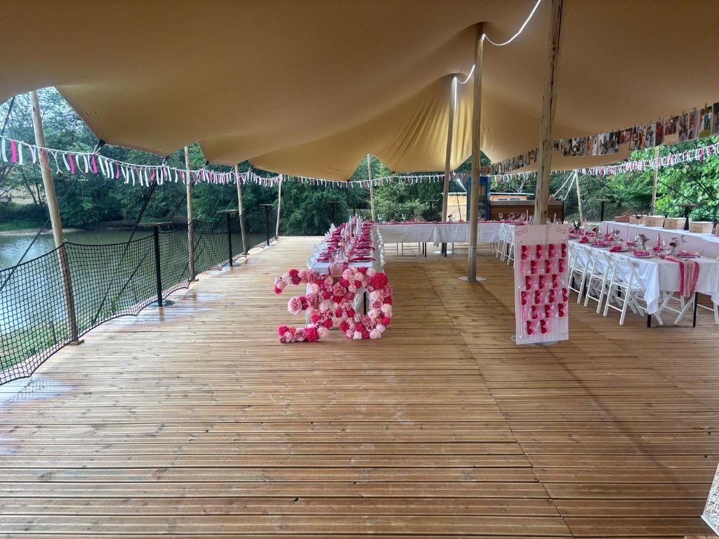 Stretch Marquee at the Heart of an Estate in Sadirac