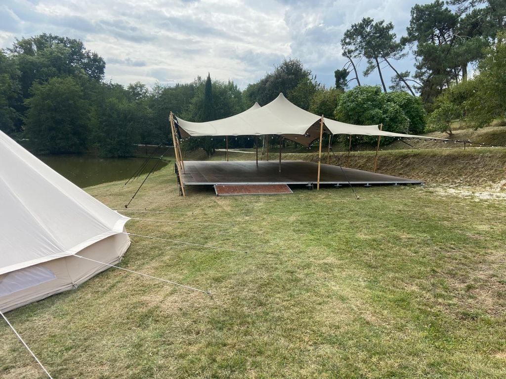 Stretch Marquee at the Heart of an Estate in Sadirac