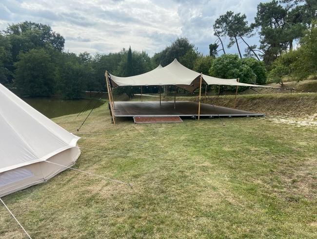Stretch Marquee at the Heart of an Estate in Sadirac
