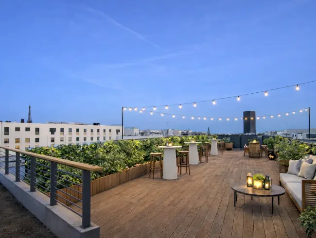 Rooftop 80 m² for Cocktails and Networking in Paris 15