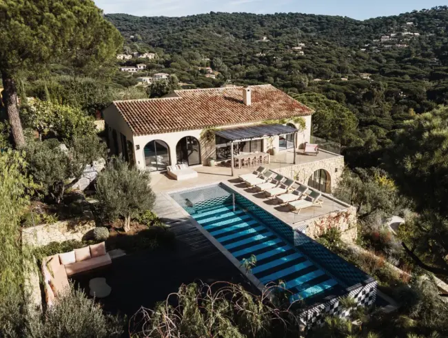 Luxury Villa for Events with Sea View above Gigaro