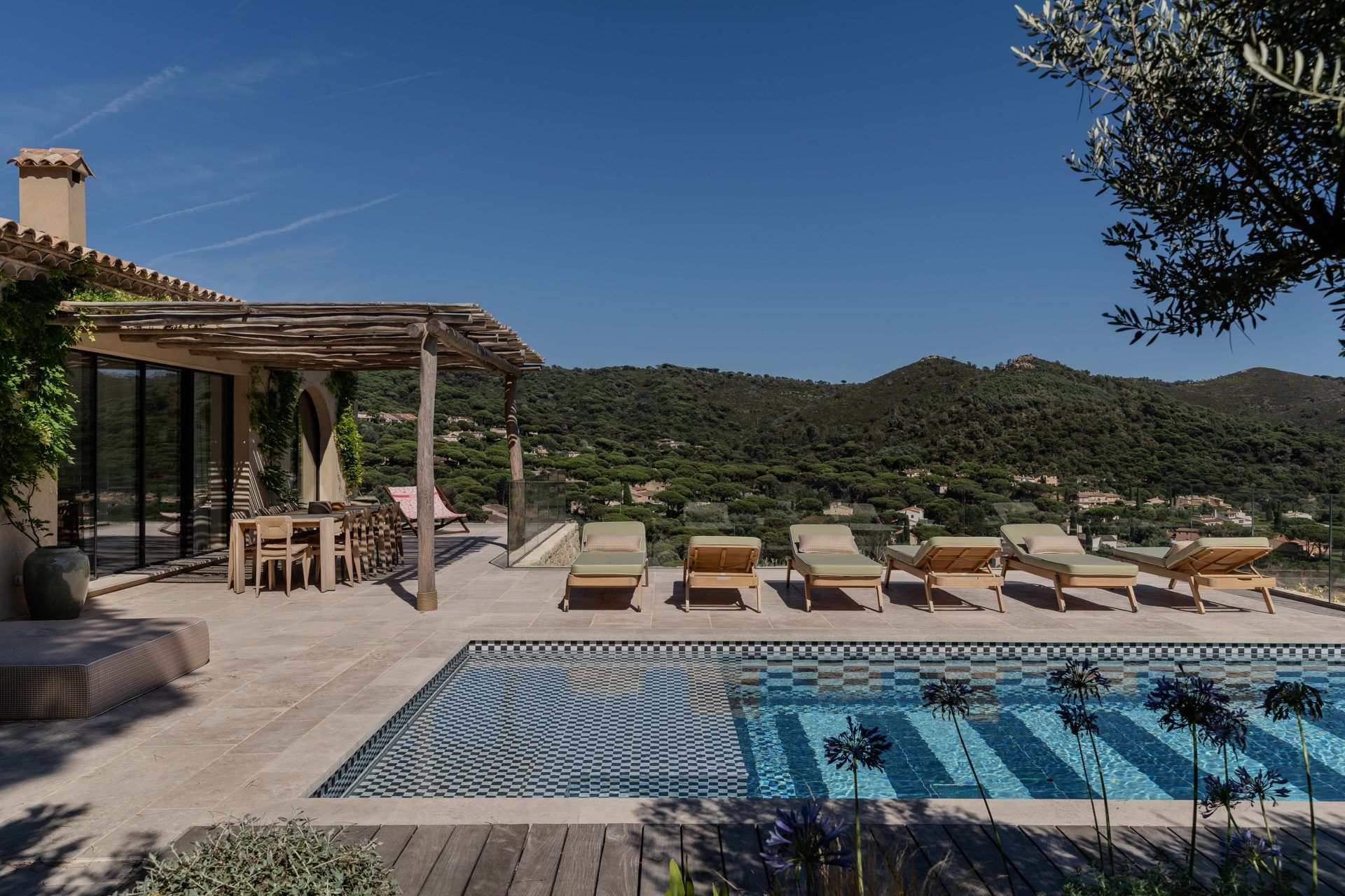 Villa de luxe pour événements avec vue mer au-dessus de Gigaro