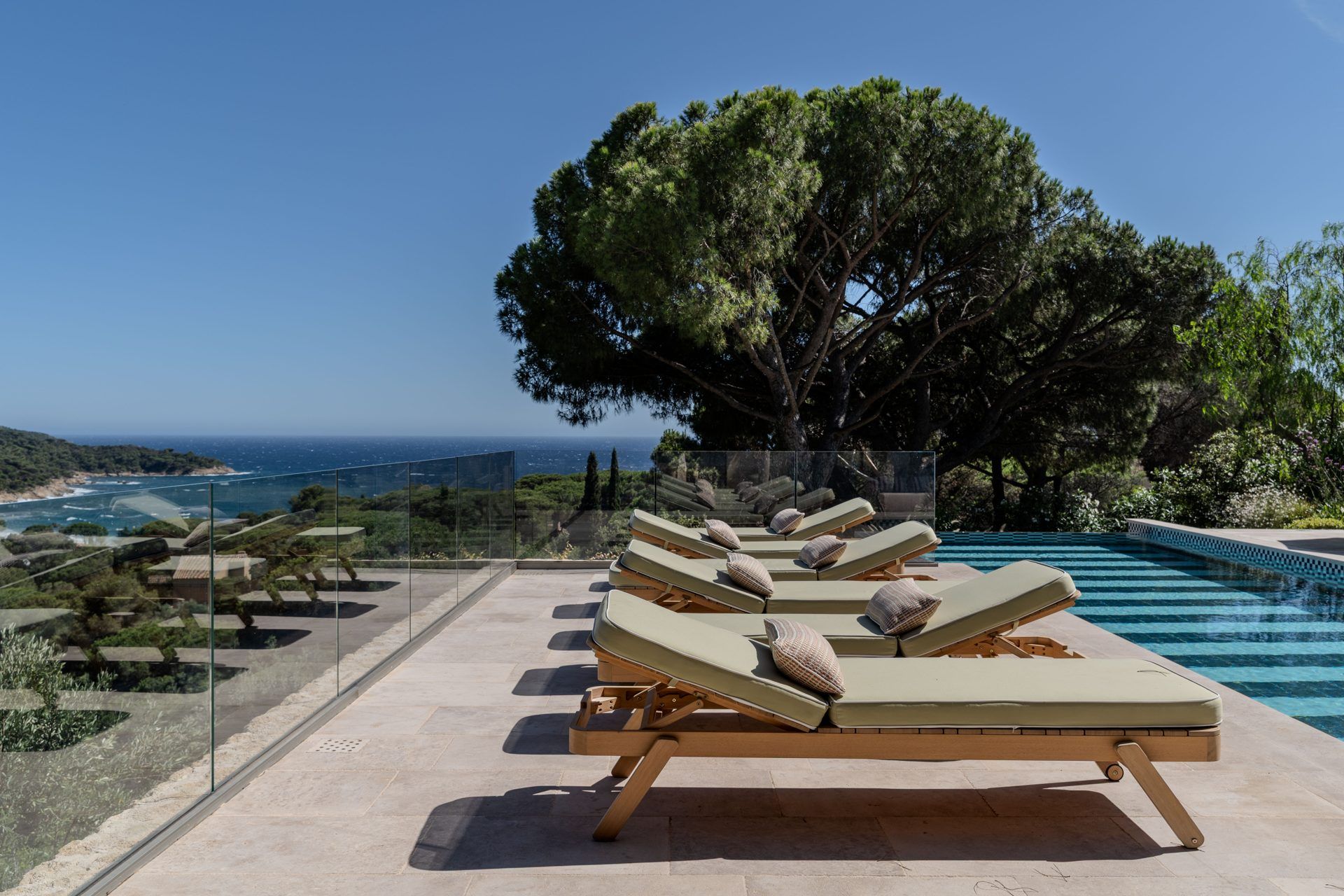 Villa de luxe pour événements avec vue mer au-dessus de Gigaro