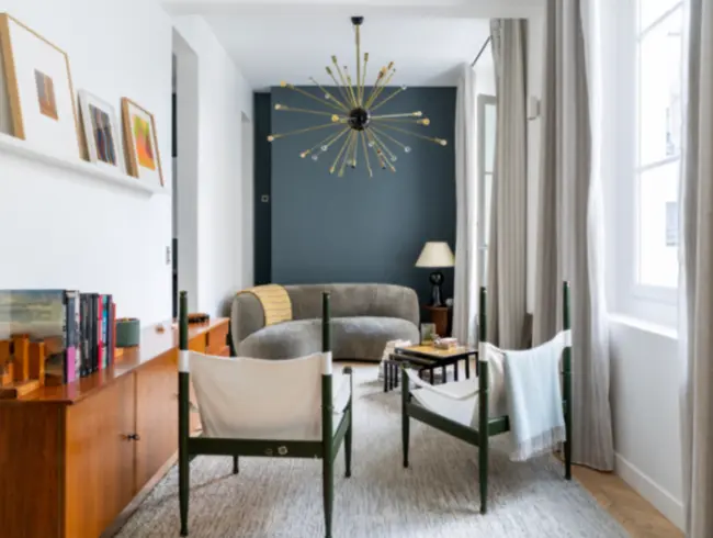 Chic Parisian Apartment Near the Louvre for Events and Productions