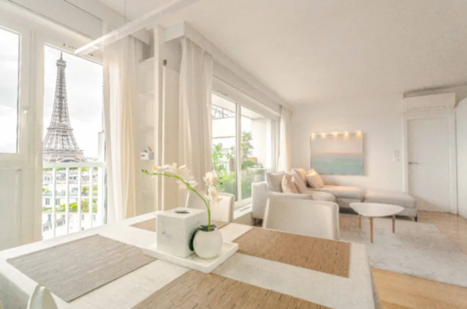 Eiffel Tower View Apartment in Paris: Unique Event Venue