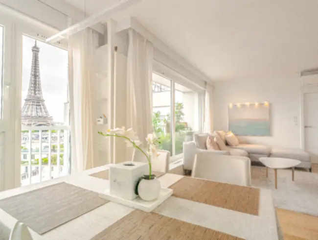 Eiffel Tower View Apartment in Paris: Unique Event Venue
