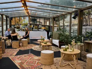 Glass-Roofed Restaurant with Natural Light in Paris