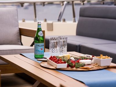 Exclusive Super Yacht in Cannes Bay for Luxury Events & Stays