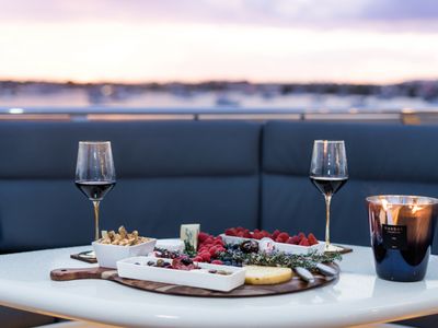 Exclusive Super Yacht in Cannes Bay for Luxury Events & Stays