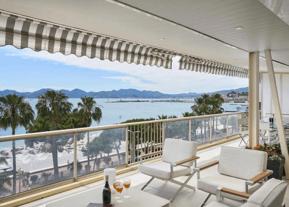 Croisette Duplex Penthouse 3 bedrooms with two terraces 