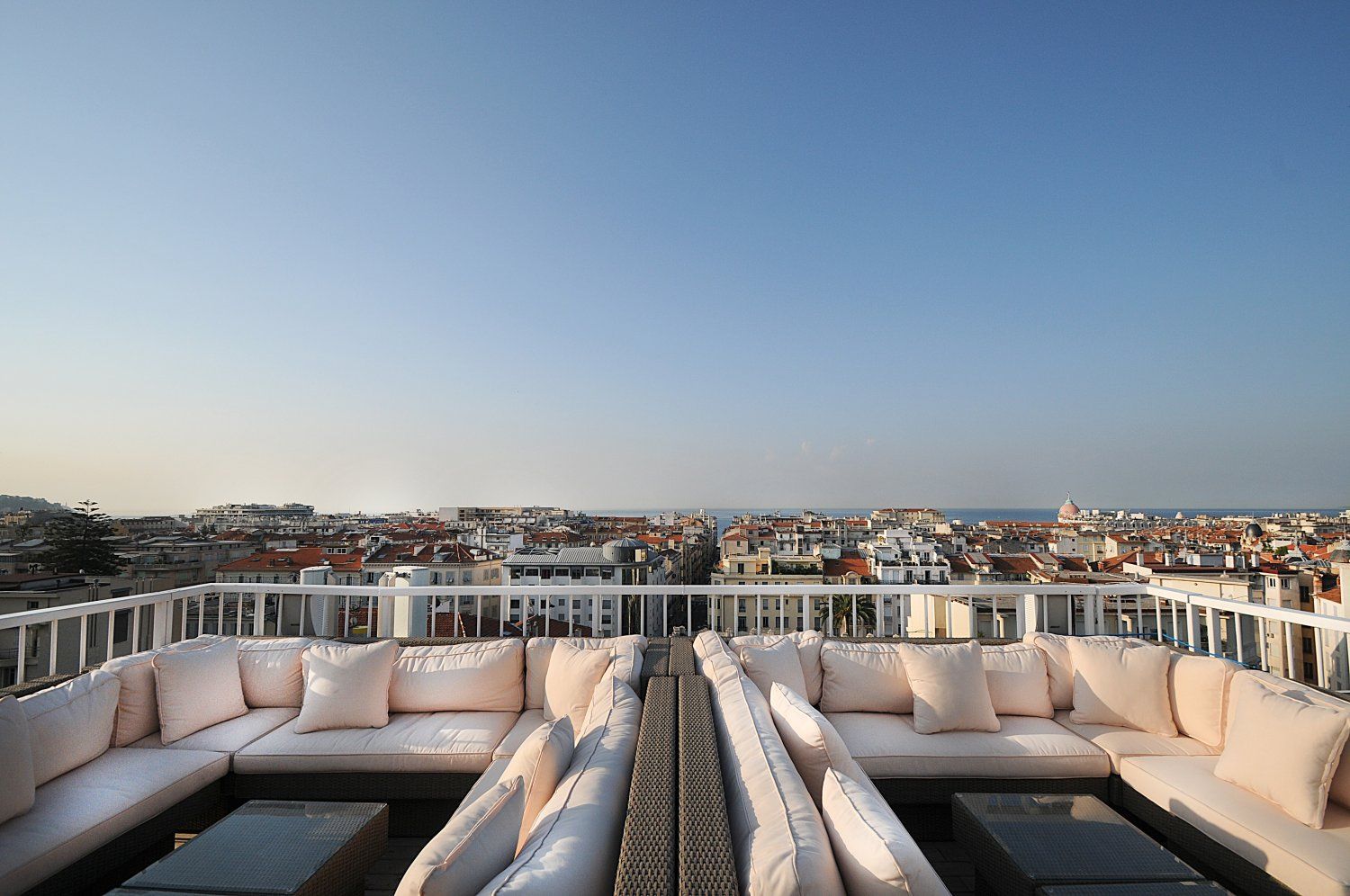 Rooftop terraces with panoramic sea, city and mountain views