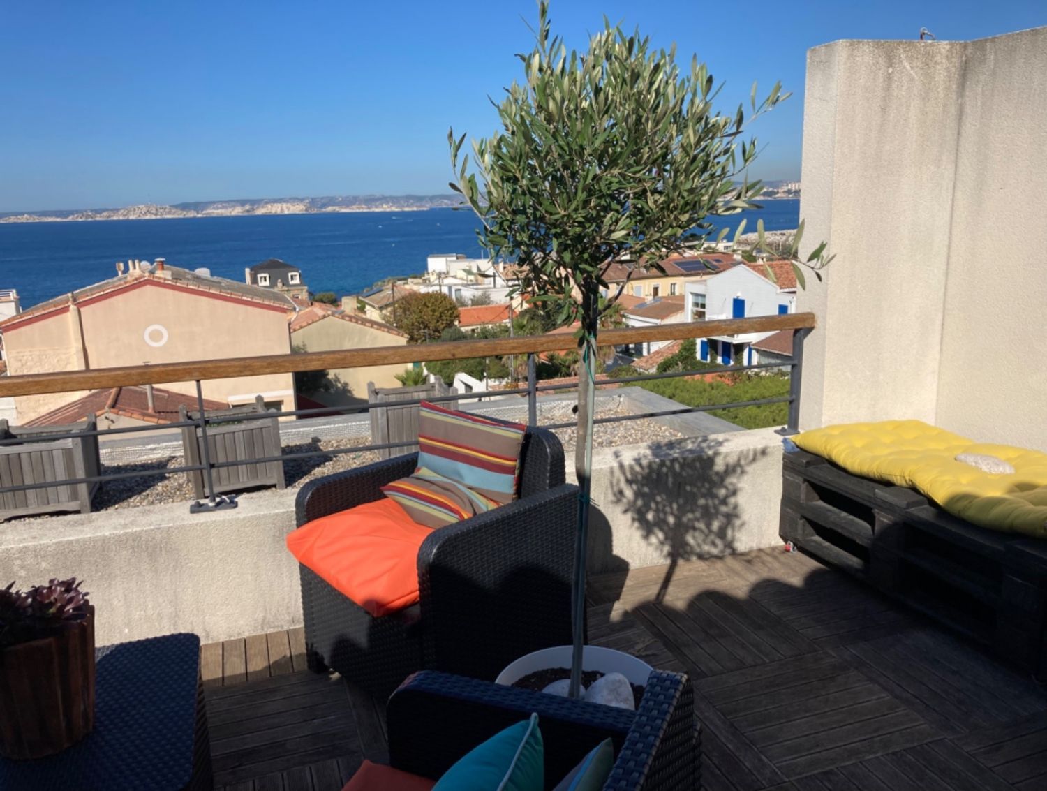 Deux terrasses vue mer exeptionnelle