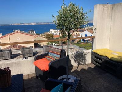 Deux terrasses vue mer exeptionnelle